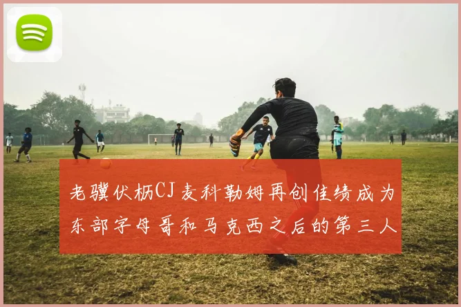 老骥伏枥CJ麦科勒姆再创佳绩成为东部字母哥和马克西之后的第三人